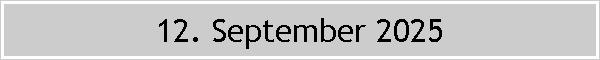 12. September 2025